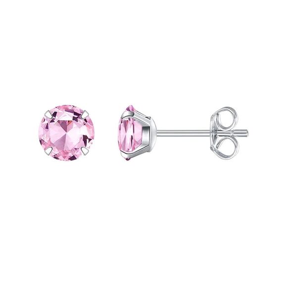 Limerencia Titan Ohrstecker für Damen Herren, G23 Implantat Ohrringe Hypoallergen Titan, Nickelfrei Medizinische Ohrstecker, 5 MM CZ Ohrringe für empfindliche Ohren Mode Damenschmuck