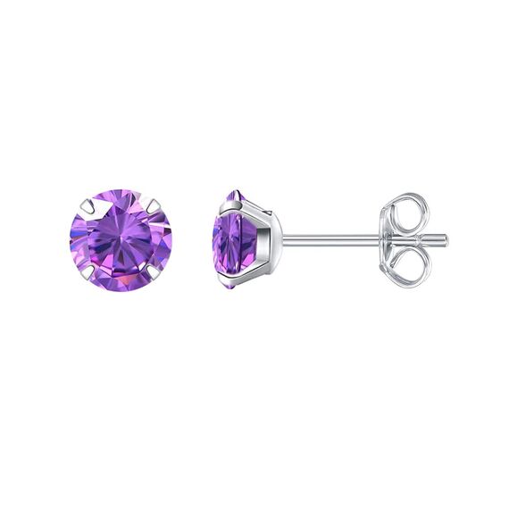 Limerencia Titan Ohrstecker für Damen Herren, G23 Implantat Ohrringe Hypoallergen Titan, Nickelfrei Medizinische Ohrstecker, 5 MM CZ Ohrringe für empfindliche Ohren Mode Damenschmuck