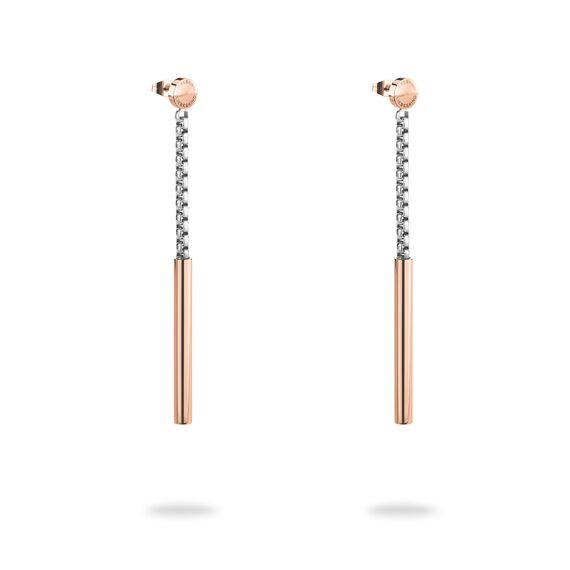 Liebeskind Berlin Ohrstecker LJ-1555-E-61 Bicolor Silber, IP Roségold