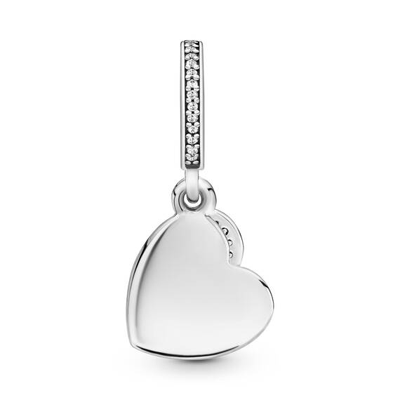 PANDORA Damen-Bead 925 Silber Zirkonia weiß-791948CZ, one Size