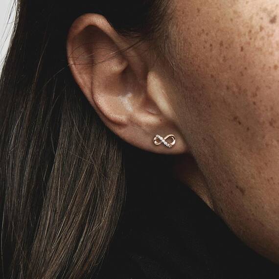 PANDORA ROSE Ohrstecker "Funkelnde Unendlichkeit" 288820C01