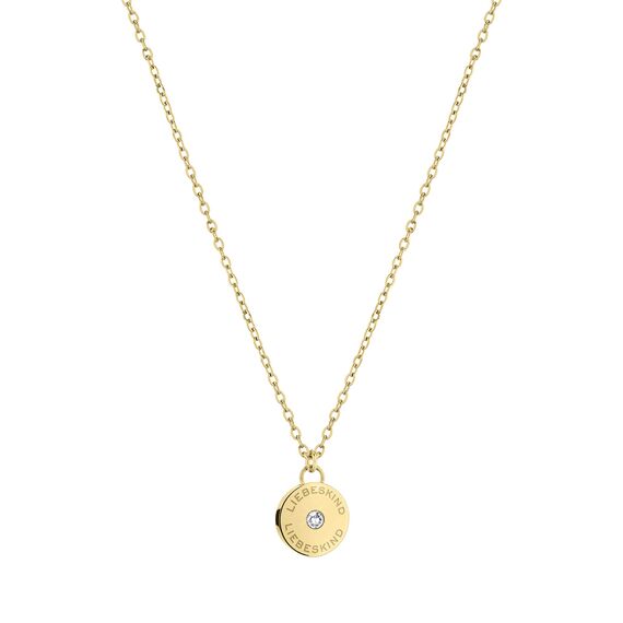 LIEBESKIND Berlin Kette aus Edelstahl in Gold LJ-0555-N-45