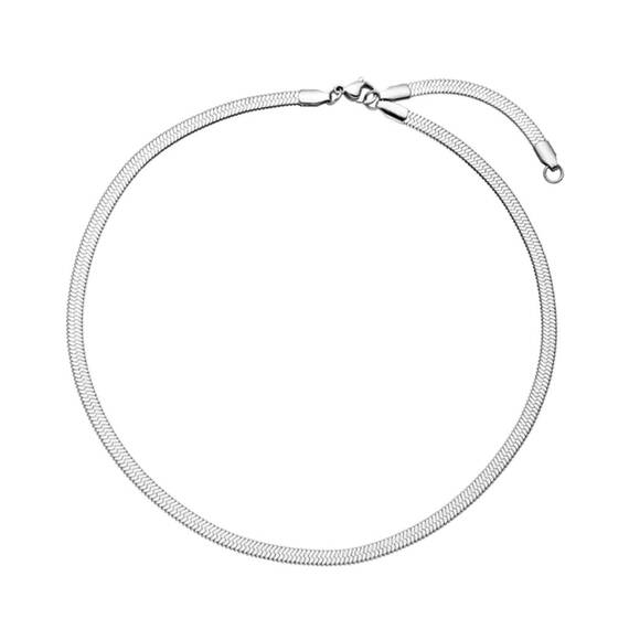 Purelei I'lalo Choker (Silber) – Elegante Kette aus Edelstahl – Verstellbare Länge 35/40 cm – Schmuck inspiriert von Hawaii – Designed in Germany