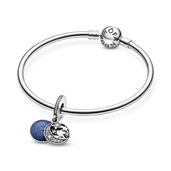 PANDORA Charm Silber Anhänger "Vintage Nachthimmel" 791993CZ
