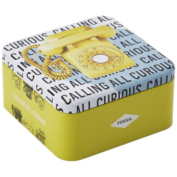 Fossil Halskette Für Frauen, 40,6 Cm Länge, 5,1 Cm Verlängerung Rose Gold Edelstahl Halskette, JOF00491791