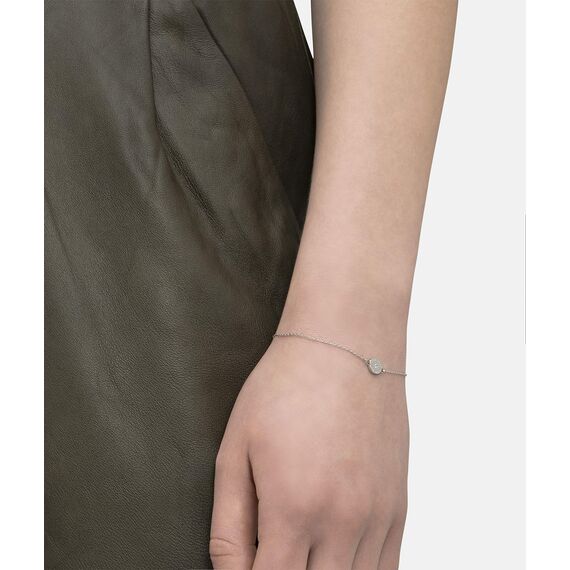 LIEBESKIND BERLIN Armband mit Zirkoniastein aus Edelstahl LJ-0550-B-20
