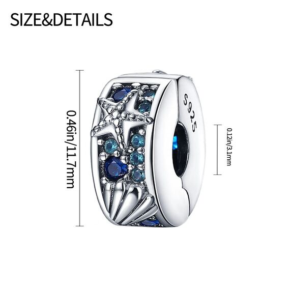 HappyStar Silber 925 Charms Anhänger für Armbänder, Combination Dangle Anhänger Bead Charms für Damen Kompatibel mit Pandora Europäischen Armbändern und Halskette （Mit Spacer Beads