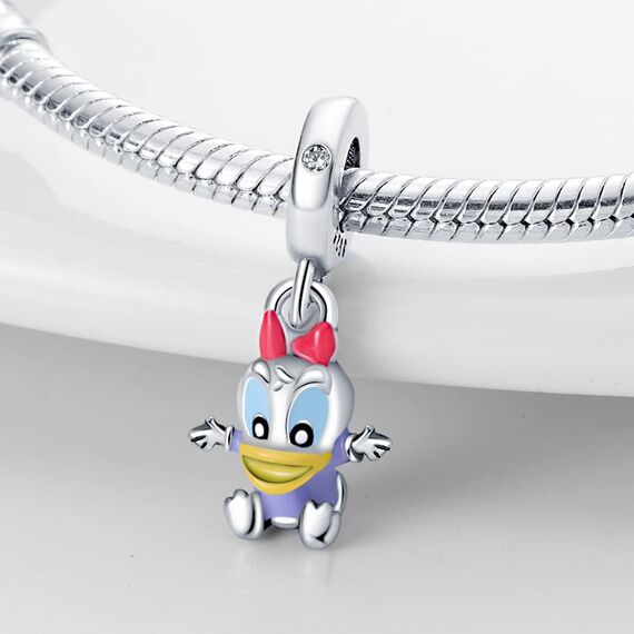 HappyStar Silber 925 Charms Anhänger für Armbänder, Combination Dangle Anhänger Bead Charms für Damen Kompatibel mit Pandora Europäischen Armbändern und Halskette （Mit Spacer Beads