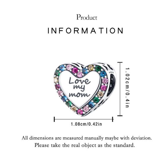 HappyStar Silber 925 Charms Anhänger für Armbänder,Combination Dangle Anhänger Bead Charms für Damen Kompatibel mit Pandora Europäischen Armbändern und Halskette （Mit Spacer Beads