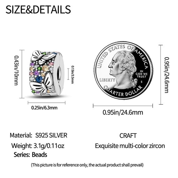 HappyStar Silber 925 Charms Anhänger für Armbänder,Combination Dangle Anhänger Bead Charms für Damen Kompatibel mit Pandora Europäischen Armbändern und Halskette （Mit Spacer Beads