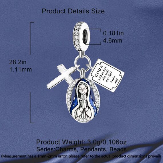 HappyStar Silber 925 Charms Anhänger für Armbänder,Combination Dangle Anhänger Bead Charms für Damen Kompatibel mit Pandora Europäischen Armbändern und Halskette （Mit Spacer Beads