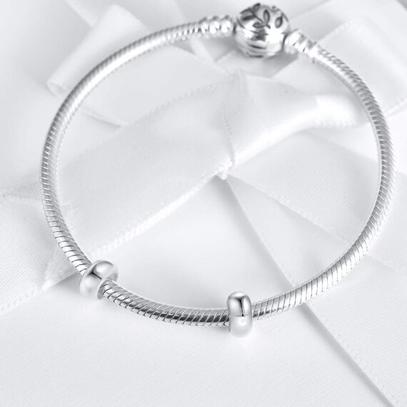 Sterling Silber Spacer Stopper Charms für Pandora Charm Armband 8 STÜCKE