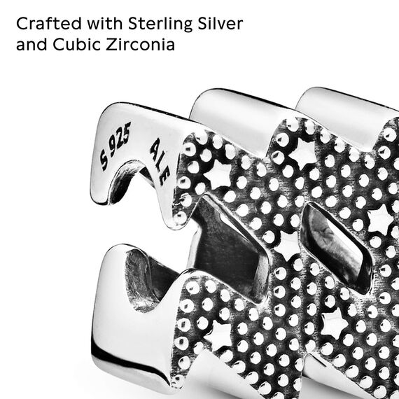 PANDORA Charm "Sternzeichen Wassermann" 798415C01