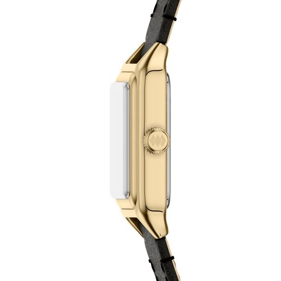 Fossil Raquel Damenuhr, Quarz-Dreizeigerwerk mit Edelstahlarmband