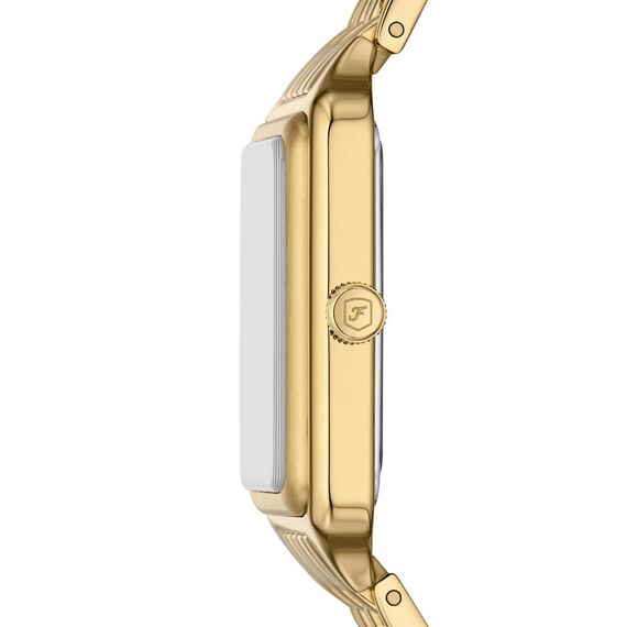 FOSSIL Raquel Damenuhr, Quarz-Dreizeigerwerk mit Edelstahlarmband