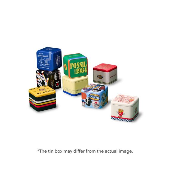 Fossil Raquel Damenuhr, Quarz-Dreizeigerwerk mit Edelstahlarmband