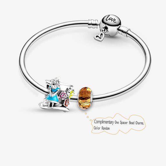 HappyStar beads charms,passt Charms Armbänder Halskette Europäischen Schmuck ，Bead Charms für Damen,925 Sterling Silber Dangle Anhänger