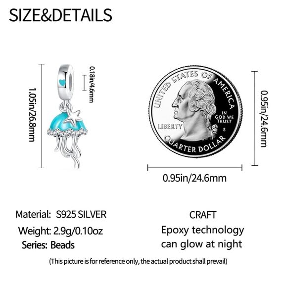 HappyStar beads charms,passt Charms Armbänder Halskette Europäischen Schmuck ，Bead Charms für Damen,925 Sterling Silber Dangle Anhänger