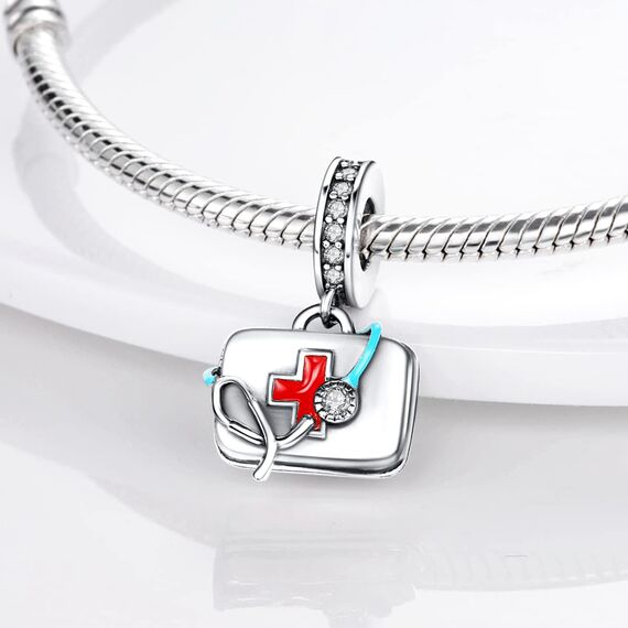 MULA Charms Anhänger Silber 925 für Armbänder, Kompatibel mit Europäischen Armbändern und Halskette für Frauen
