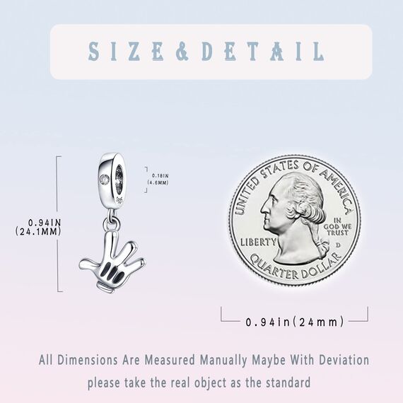 HappyStar beads charms,passt Charms Armbänder Halskette Europäischen Schmuck ，Bead Charms für Damen,925 Sterling Silber Dangle Anhänger