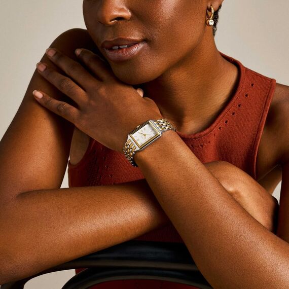 FOSSIL Raquel Damenuhr, Quarz-Dreizeigerwerk mit Edelstahlarmband