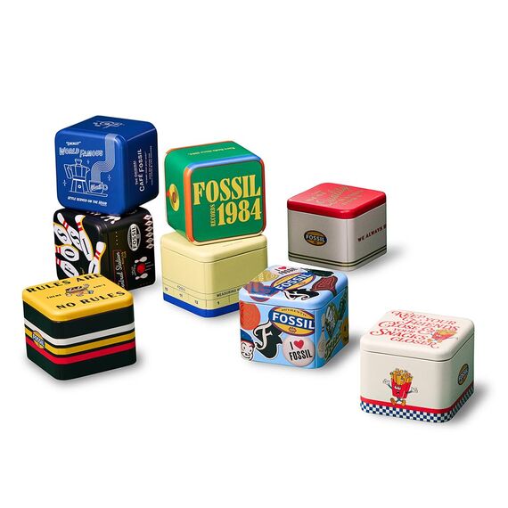 Fossil Raquel Damenuhr, Quarz-Dreizeigerwerk mit Edelstahlarmband