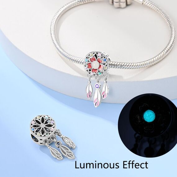 HappyStar beads charms,passt Charms Armbänder Halskette Europäischen Schmuck ，Bead Charms für Damen,925 Sterling Silber Dangle Anhänger