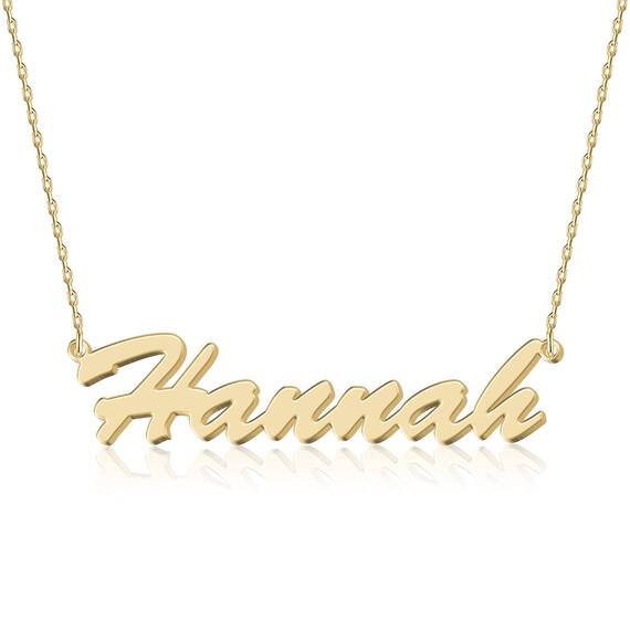 Joelle Jewelry Design Silber kette mit Namen Personalisierte Namenskette gravur Gold/Rosegold Vergoldet Schmuck Geburtstagsgeschenk Für Frauen Mädchen Mama Freundin Schwester Oma
