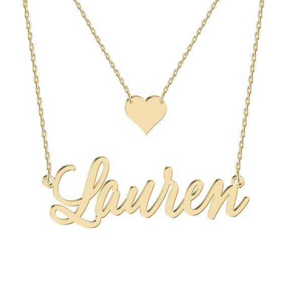 Personalisierte Gold Mehrreihige Namenskette Geschichteten Choker kette mit Namen Buchstabe Initial 18K Gold/Rosegold Vergoldet Silber Schmuck Geburtstagsgeschenk Für Frauen Mädchen Freundin Schwester