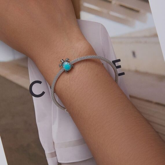 Schildkröte Charms Anhänger für Pandora Armband-925 Sterling Silber Langlebigkeit Schildkröte Charm Bead