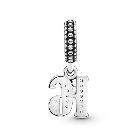 PANDORA Damen-Bead Charms 925 Sterlingsilber 797261CZ