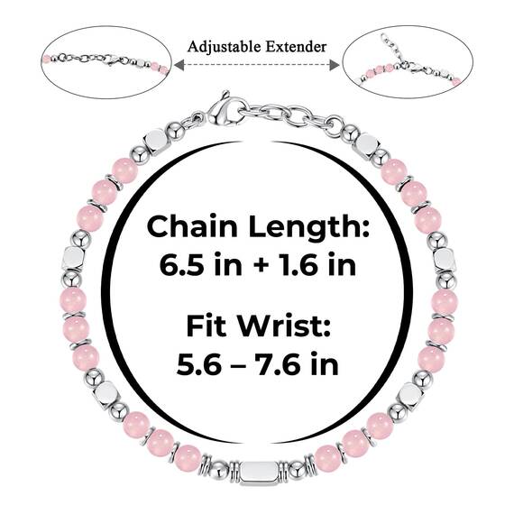 SIUMAL Boho Armband Damen, Natürliches Steine Armbänder für Frauen Party Weihnachten Geburtstag Jubiläum Abschluss Valentinstag Muttertag
