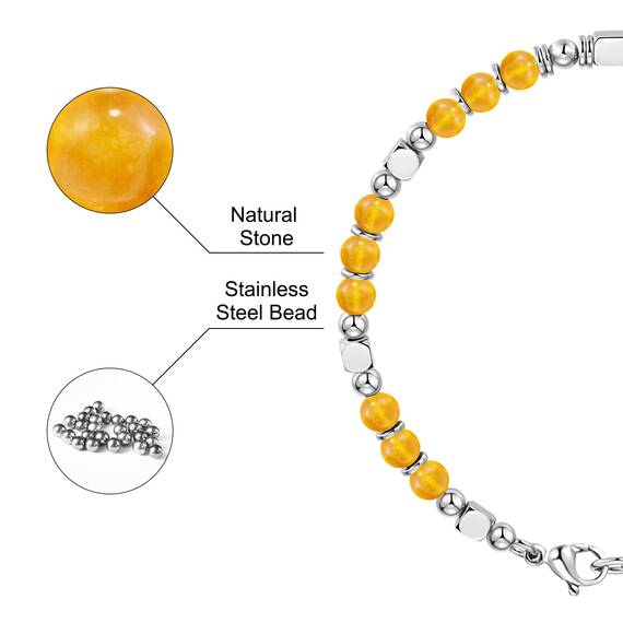 SIUMAL Boho Armband Damen, Natürliches Steine Armbänder für Frauen Party Weihnachten Geburtstag Jubiläum Abschluss Valentinstag Muttertag