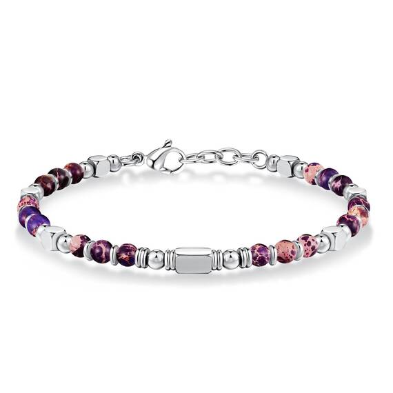SIUMAL Boho Armband Damen, Natürliches Steine Armbänder für Frauen Party Weihnachten Geburtstag Jubiläum Abschluss Valentinstag Muttertag