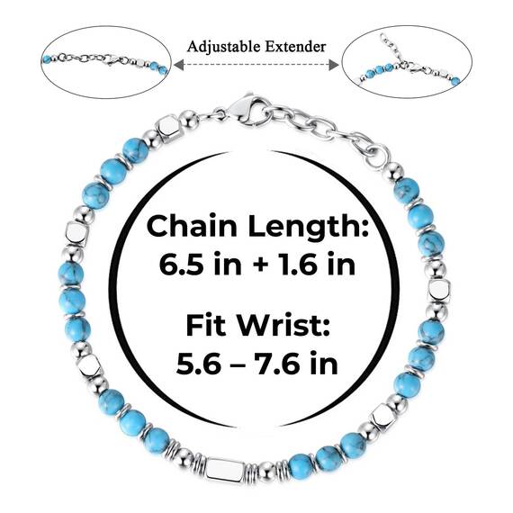 SIUMAL Boho Armband Damen, Natürliches Steine Armbänder für Frauen Party Weihnachten Geburtstag Jubiläum Abschluss Valentinstag Muttertag