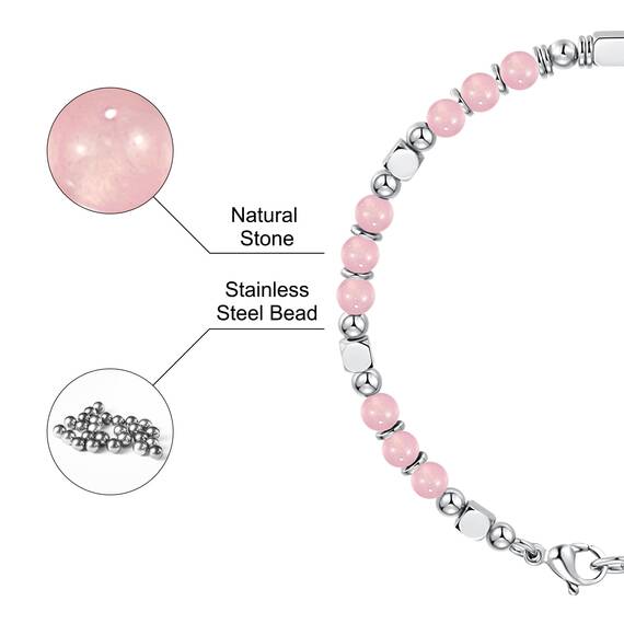 SIUMAL Boho Armband Damen, Natürliches Steine Armbänder für Frauen Party Weihnachten Geburtstag Jubiläum Abschluss Valentinstag Muttertag