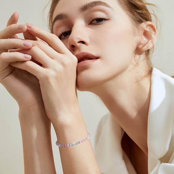 SIUMAL Boho Armband Damen, Natürliches Steine Armbänder für Frauen Party Weihnachten Geburtstag Jubiläum Abschluss Valentinstag Muttertag