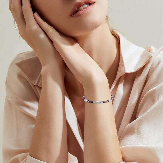SIUMAL Boho Armband Damen, Natürliches Steine Armbänder für Frauen Party Weihnachten Geburtstag Jubiläum Abschluss Valentinstag Muttertag