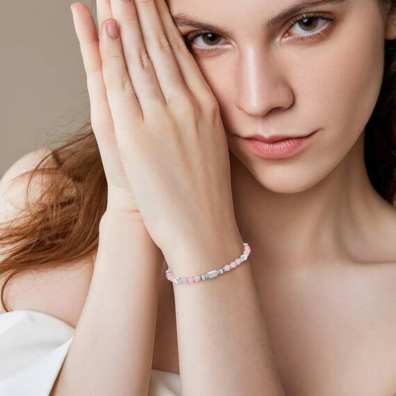 SIUMAL Boho Armband Damen, Natürliches Steine Armbänder für Frauen Party Weihnachten Geburtstag Jubiläum Abschluss Valentinstag Muttertag