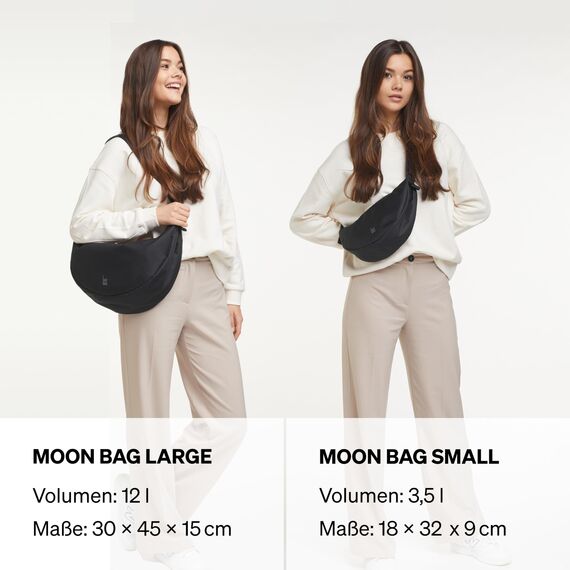 GOT BAG Crossbody Moon Bag | Halbmond Handtasche Wasserabweisend | Stylische Umhängetasche mit verstellbarem Gurt