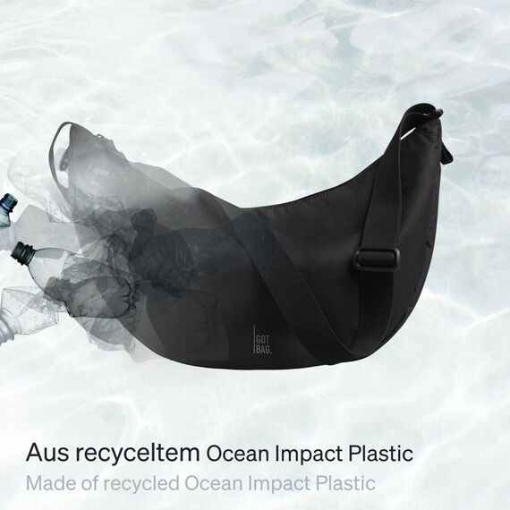 GOT BAG Crossbody Moon Bag | Halbmond Handtasche Wasserabweisend | Stylische Umhängetasche mit verstellbarem Gurt