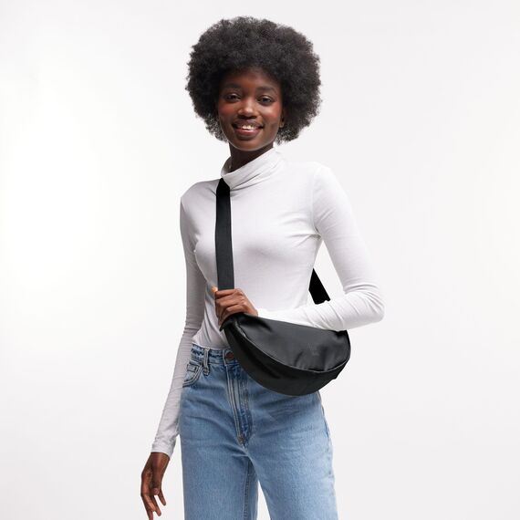 GOT BAG Crossbody Moon Bag | Halbmond Handtasche Wasserabweisend | Stylische Umhängetasche mit verstellbarem Gurt