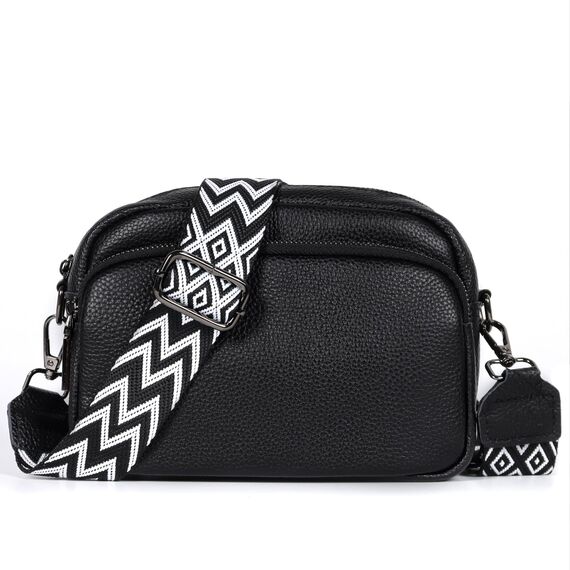 TANTOMI Umhängetasche Damen Klein, Crossbody Bag Damen Handytasche zum Umhängen, Moderne Handtasche Damen Klein mit Breitem Schultergurt, Damen Tasche Tägliches Arbeiten, Einkaufen,Reisen