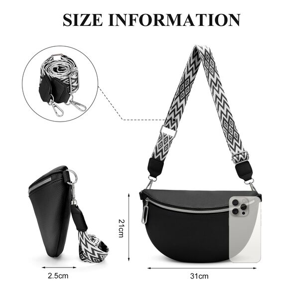 GSenhui Bauchtasche Damen Groß Gürteltasche Crossbody Bag Elegant Umhängetasche Beige Klein Handtasche Brusttasche Frauen für Reisen