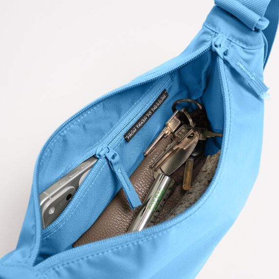 GOT BAG Crossbody Moon Bag | Halbmond Handtasche Wasserabweisend | Stylische Umhängetasche mit verstellbarem Gurt