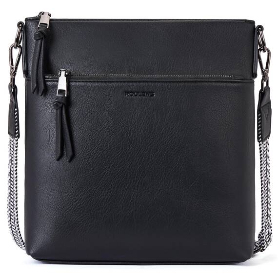 Roulens Mittel Damen Umhängetaschen, Leicht Damen Schultertasche aus Veganes Leder, Crossbody Bags für Frauen mit Verstellbar Abnehmbar Breiter Gurt