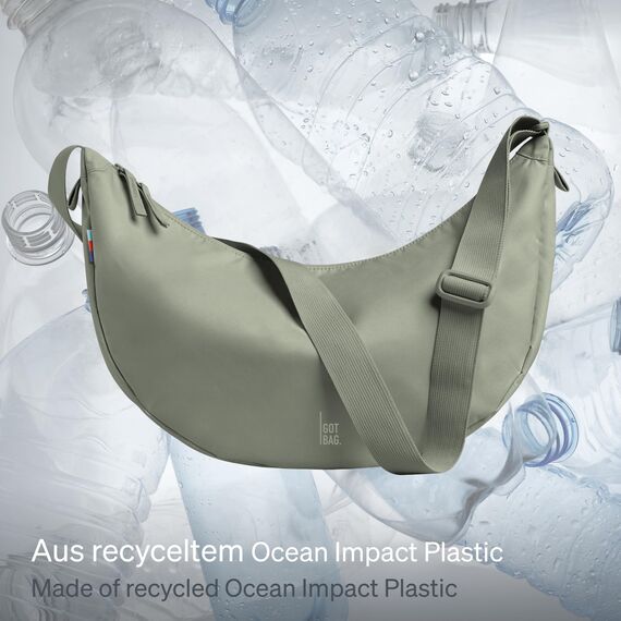 GOT BAG Crossbody Moon Bag | Halbmond Handtasche Wasserabweisend | Stylische Umhängetasche mit verstellbarem Gurt