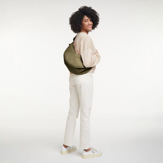 GOT BAG Moon Bag Large, Damen-Rucksack, Einheitsgröße, Krokodil, Einheitsgröße