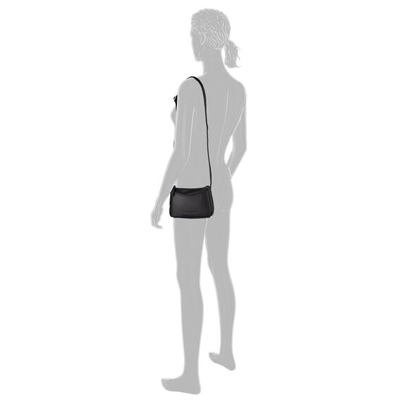 TOM TAILOR Denim Cilia Damen Umhängetasche Crossbody Bag Klein Schwarz