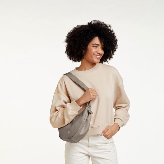 GOT BAG Crossbody Moon Bag | Halbmond Handtasche Wasserabweisend | Stylische Umhängetasche mit verstellbarem Gurt